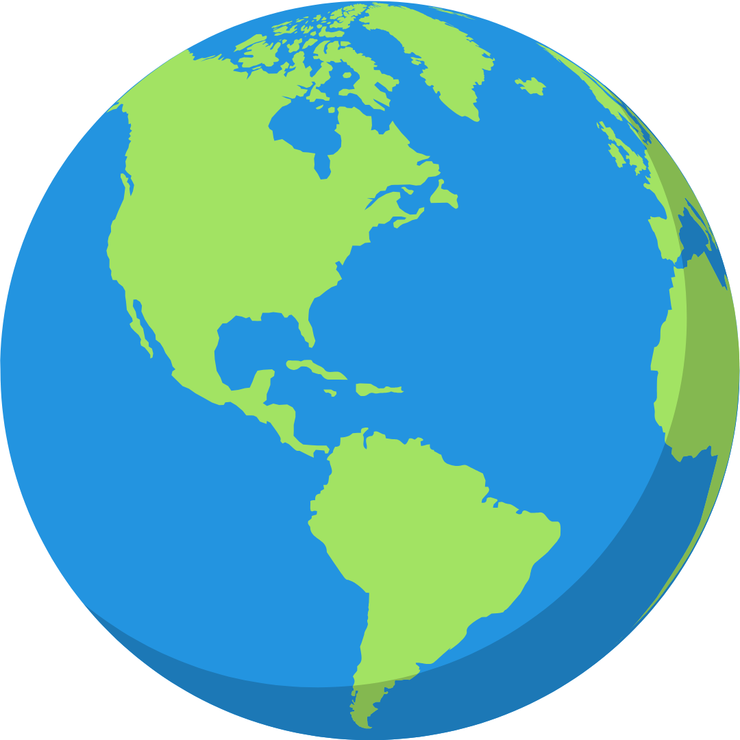 cartoon picture of the earth