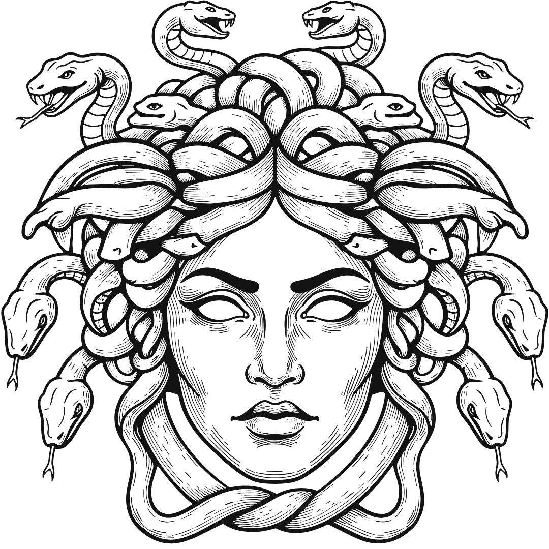 sketch of Medusa